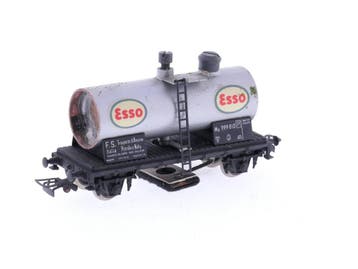 Schaal H0 Pocher 158/2 Ketelwagen FS 999-810 ESSO railrei..., Hobby en Vrije tijd, Modeltreinen | H0, Ophalen of Verzenden, Gebruikt