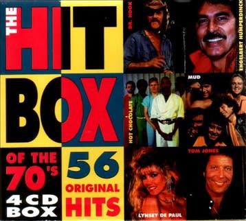 Various - Hitbox Of The 70s  (CD BOX), Ophalen of Verzenden, Gebruikt