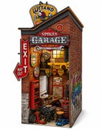 PlayfulMario Booknook Garage met verlichting Houten Model..., Verzenden, Nieuw
