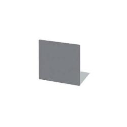 Vloerplaat antraciet staal vierkant 750x900mm, Ophalen of Verzenden, Nieuw