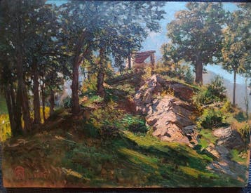 Ercole Olivetti (1874-1941) - La casa nel bosco