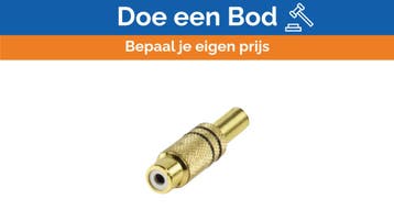 Bieden: High-Quality Marine RCA Connector - Durable Gold-Pl, Ophalen of Verzenden, Nieuw