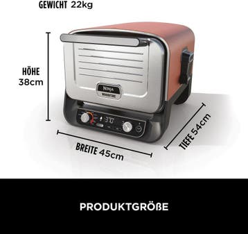 Ninja Woodfire 8-in-1 Elektrische Buitenoven, Pizzaoven en B, Verzenden, Zo goed als nieuw