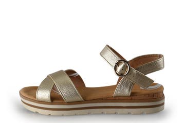 Graceland Sandalen in maat 39 Goud, Overige kleuren, Verzenden, Sandalen of Muiltjes, Zo goed als nieuw