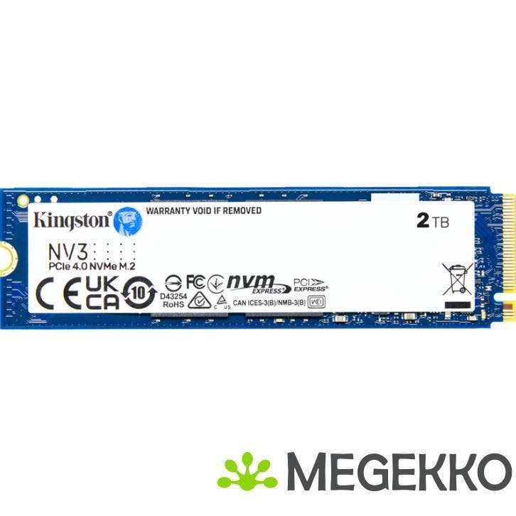 Kingston SSD NV3 2TB, Computers en Software, Harde schijven, Nieuw, Verzenden