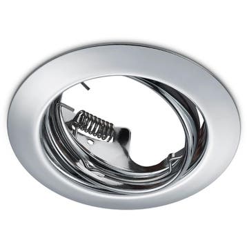 GU10 Inbouwspot Set - Glans Chroom - Inbouw Rond -, Ophalen of Verzenden, Nieuw, Overige fittingen, Plafondspot of Wandspot