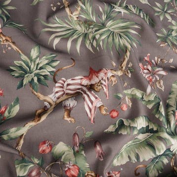 Exclusieve Tropical Monkey Style-stof – Katoen