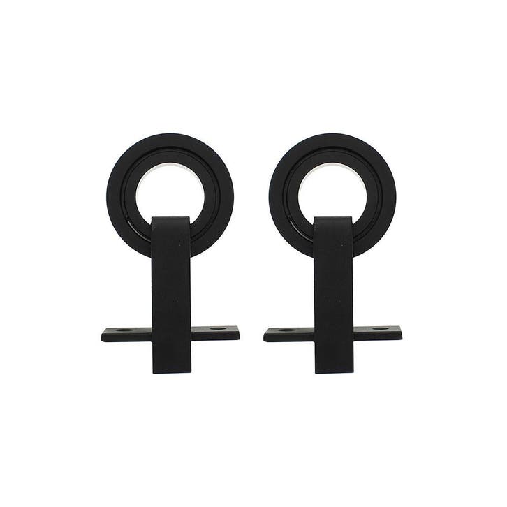 Intersteel Set van 2 hangrollen Modern Top 15,5cm - mat, Doe-het-zelf en Verbouw, Deuren en Horren, Nieuw, Verzenden