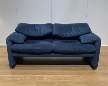 ZGAN Cassina Maralunga 2-Zits Bank + Garantie, 150 tot 200 cm, Tweepersoons, 75 tot 100 cm, Ophalen of Verzenden