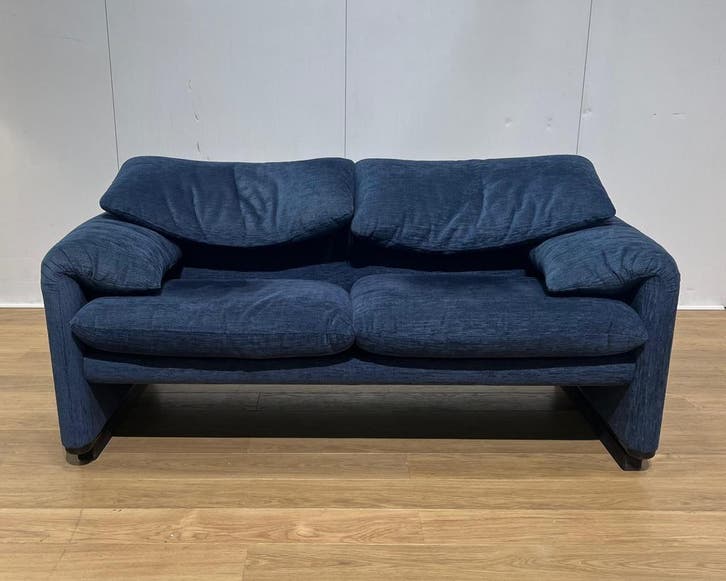 ZGAN Cassina Maralunga 2-Zits Bank + Garantie, Huis en Inrichting, Banken | Bankstellen, 150 tot 200 cm, 75 tot 100 cm, Rechte bank