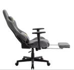 Nieuwe: Game Stoel – Ergonomisch en PU-Lederen Bureaustoel, Huis en Inrichting, Verzenden, Nieuw, Ergonomisch, Grijs