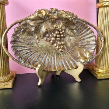Dienblad - Brons, brass - Brass/Bronze Dish