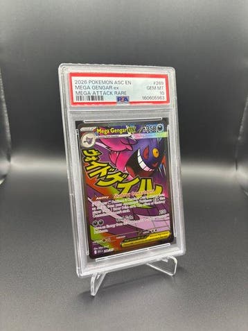 Pokémon - 1 Graded card - Mega Gengar ex #269 Ascended, Hobby en Vrije tijd, Verzamelkaartspellen | Pokémon, Nieuw