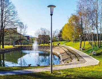 4 meter lantaarnpaal / lichtmast met voetplaat geanodise..., Nieuw