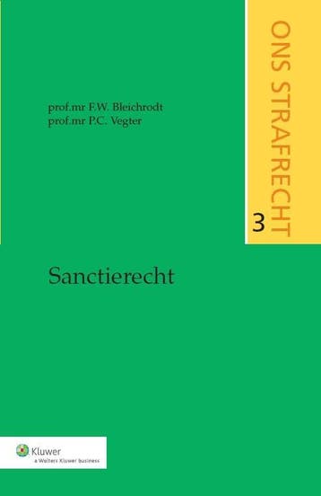 Sanctierecht 9789013117479, Boeken, Zo goed als nieuw