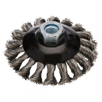 Staalborstel Kegel SKBZ 100mm 14mm voor haakse slijper Rh..., Verzenden, Nieuw