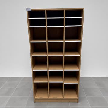 Palmberg houten vakkenkast - 180x92x40 cm, Ophalen of Verzenden, Nieuw