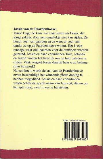 Jossie van de Paardenhoeve / Fontein jeugd populair, Verzenden, Gelezen, Yvonne Brill