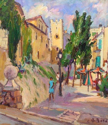 Joan Baró Magrinyà (1903 - 1976) - Calle de pueblo