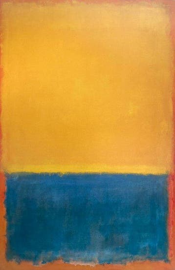 Mark Rothko (after) - Yellow and Blue (Yellow, Blue on