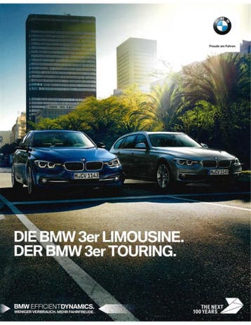 2017 BMW 3 SERIE BROCHURE DUITS, Nieuw, BMW, Author