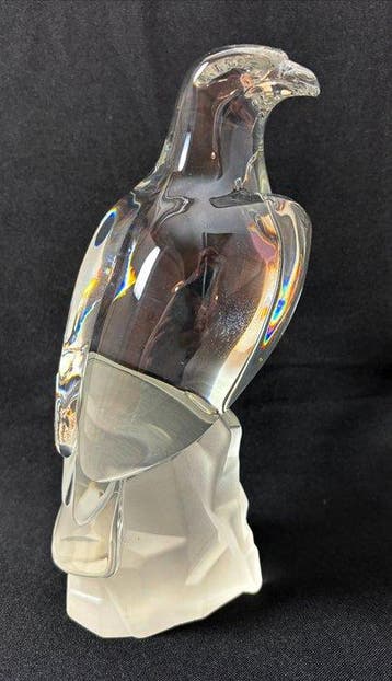 Bleikristall Glas - sculptuur, Grote Roofvogel - 21 cm -