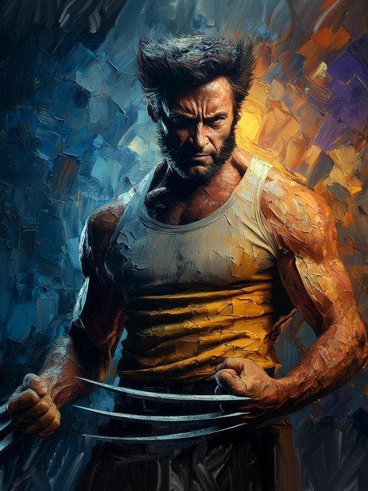 Canvas Fit - Alberto Ricardo - “Wolverine. Furia, Verzamelen, Film en Tv