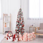 2dekans | Coast Besneeuwde Slim Kunstkerstboom met LED, Diversen, Kerst, Ophalen of Verzenden, Zo goed als nieuw