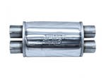 Demper 76mm dubbel ovaal 220/140mm 315mm lang RVS Simons, Ophalen of Verzenden, Nieuw