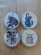 Niue. 2 Dollars 2021 Star Wars - The Mandalorian (4 coins)