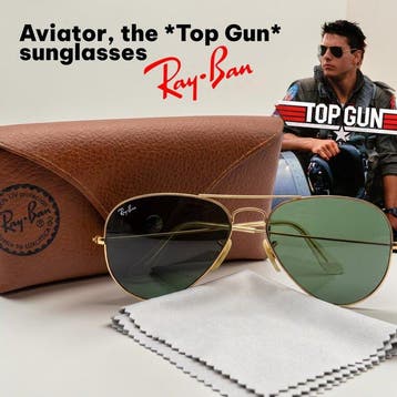 Ray-Ban Aviator Classic – Modello Iconico Top Gun (Tom, Nieuw