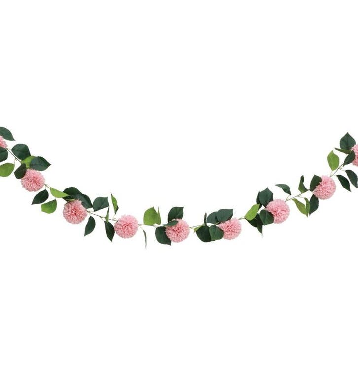 Roze Dahlias Kunstbloem Slinger 220cm, Hobby en Vrije tijd, Feestartikelen, Nieuw, Ophalen of Verzenden