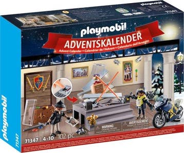 PLAYMOBIL Adventskalender Politie museumdiefstal - 71347, Verzenden, Nieuw
