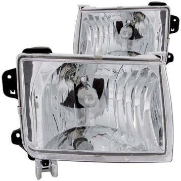 ANZO 1998-2000 Nissan Frontier Crystal Headlights Chrome, Ophalen of Verzenden, Nieuw