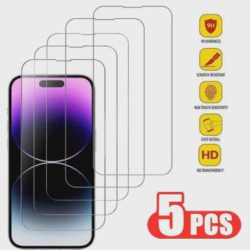 Gehard Glas Screenprotector voor iPhone 14 Pro & 15 Pro - Kr, Verzenden, Nieuw