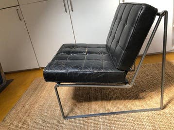 Vitra - Ernst Joseph Althoff - Lounge stoel - Roestvrij
