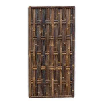 Gevlochten bamboe schutting Verticaal - 90 x 180 cm - Donker, Tuin en Terras, Verzenden, Nieuw