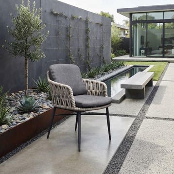 Luxor dining tuinstoel rope antraciet, Ophalen of Verzenden, Nieuw