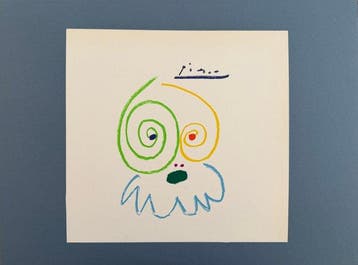 Pablo Picasso (1881-1973) - Etude de visage