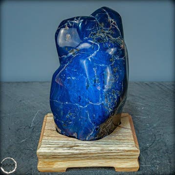 Prachtige natuurlijke rode/blauwe barnsteen Freeform op