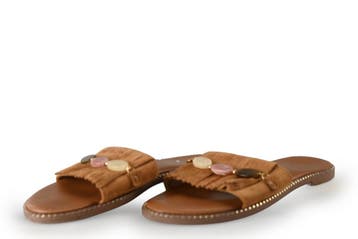Graceland Slippers in maat 39 Bruin, Slippers, Bruin, Verzenden, Zo goed als nieuw