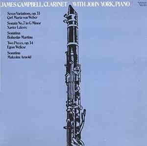 LP gebruikt - James Campbell - James Campbell, Clarinet W..., Verzenden, Zo goed als nieuw, Overige formaten