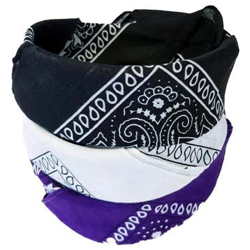 Fako Fashion - 3-Pack Paisley Bandana - Boeren Zakdoek -, Verzenden, Nieuw