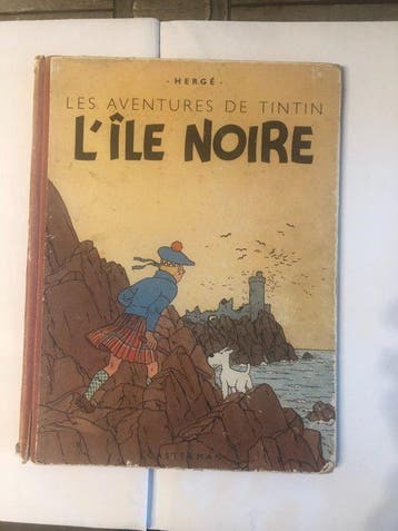 Tintin T7 - Lïle noire (A20) - EO couleur - 1 Album - 1943, Nieuw
