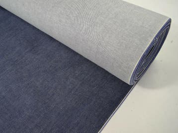 Japanse Denim Stoffen Blauw Stretch, Hobby en Vrije tijd, Nieuw