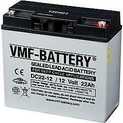 VMF AGM Accu Deep Cycle 12V 22Ah 181x77x167x167, Verzenden, Nieuw