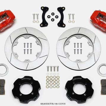 Wilwood Forged Dynalite Front Hat Kit 11.00in GT Rotor Red, Ophalen of Verzenden, Nieuw