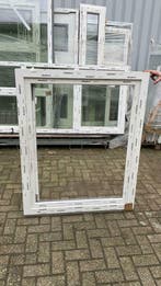 Raamkozijn kunststof kozijnen gebruikt met glas outlet, Doe-het-zelf en Verbouw, Kunststof, Raamkozijn, Nieuw, Ophalen of Verzenden