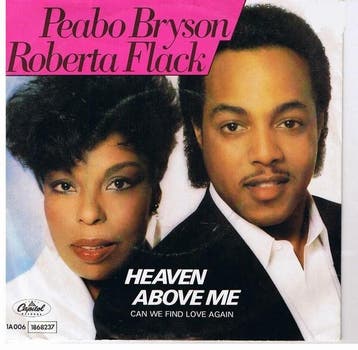 Peabo Bryson / Roberta Flack - Heaven Above Me, Ophalen of Verzenden, Gebruikt