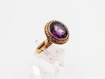 Ring - 18 karaat Geel goud, Sieraden, Tassen en Uiterlijk, Ringen, Nieuw